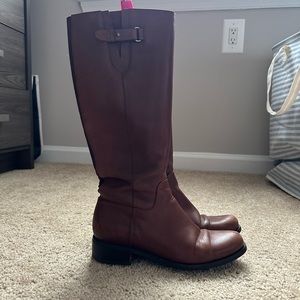 Blondo Volly Waterproof tall brown boots. Size 8
